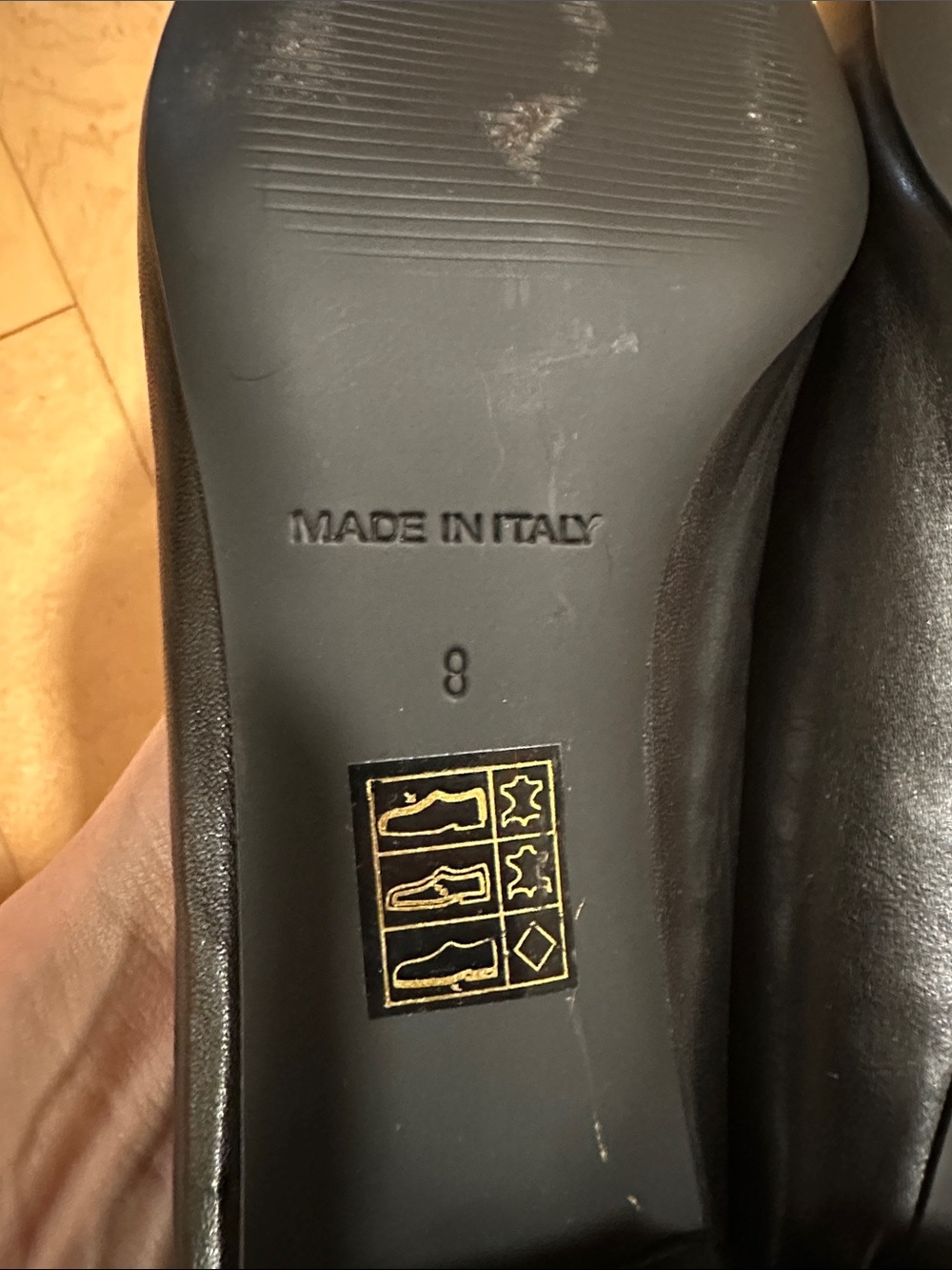 Everlane Black Italian Leather Day Heel - Picture 6 of 7